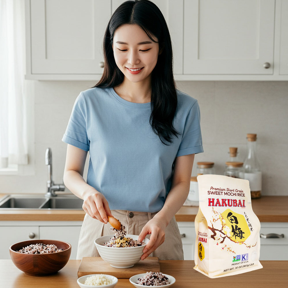 Premium Short Grain Sweet Mochi Rice Sweet Rice Glutinous Rice Sticky Rice 2lb