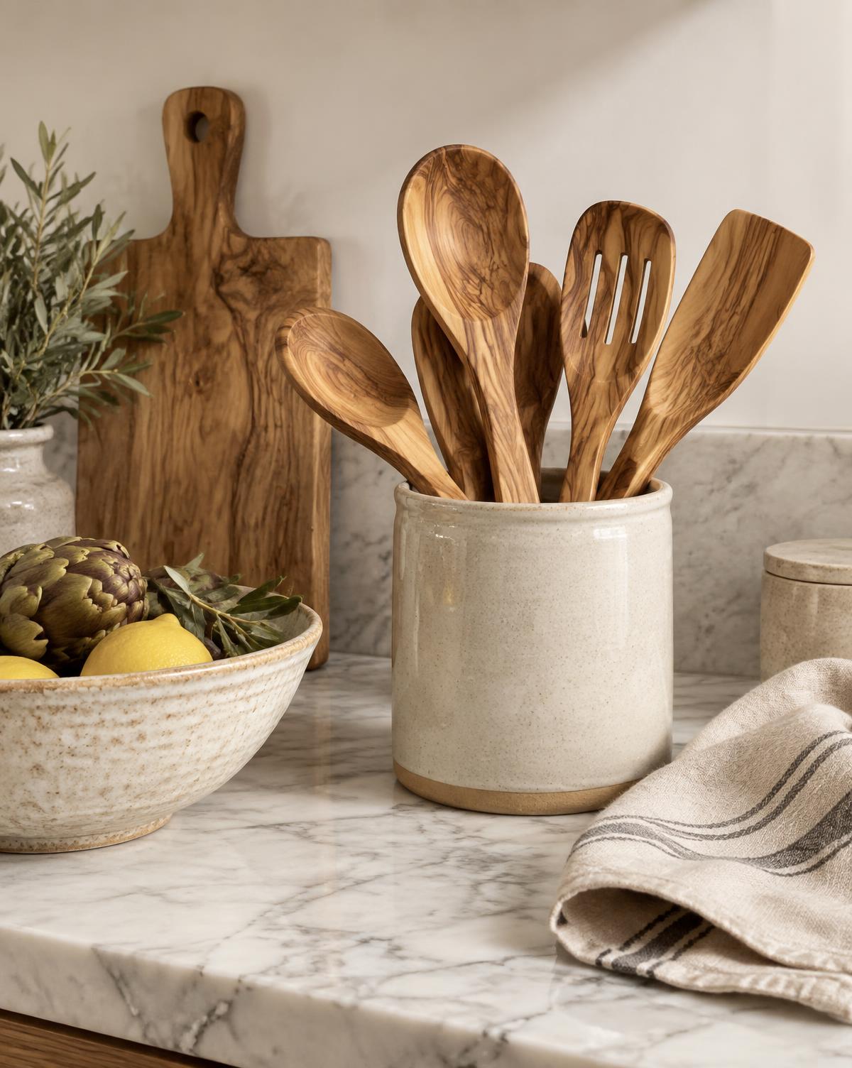 DEMO - Olive Wood Spoon Set